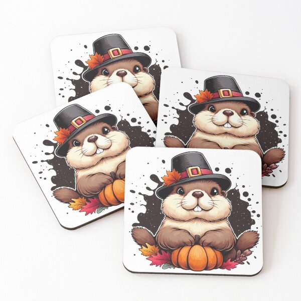 Item preview, thanksgiving marmot designed and sold by Animalia-.