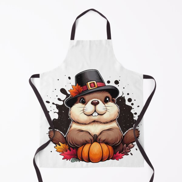 Item preview, thanksgiving marmot designed and sold by Animalia-.