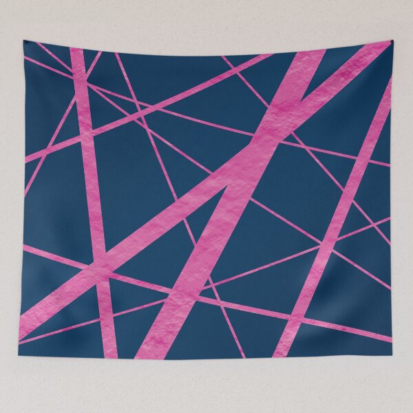 Item preview, Blue and pink geo designed and sold by pinkjeans.