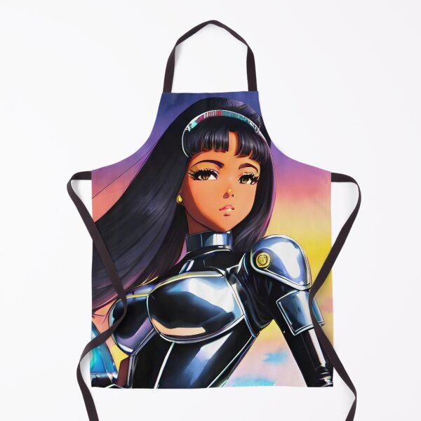 Item preview, Chrome City Gworl | Black Anime Girl designed and sold by blackanimemecca.