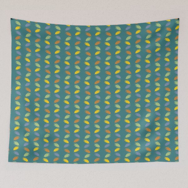 Item preview, Feather Silhouettes Green designed and sold by FitzwaterPlace.