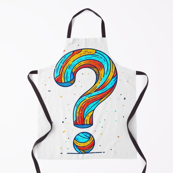 Item preview, colorful question marks designed and sold by growing-mom.