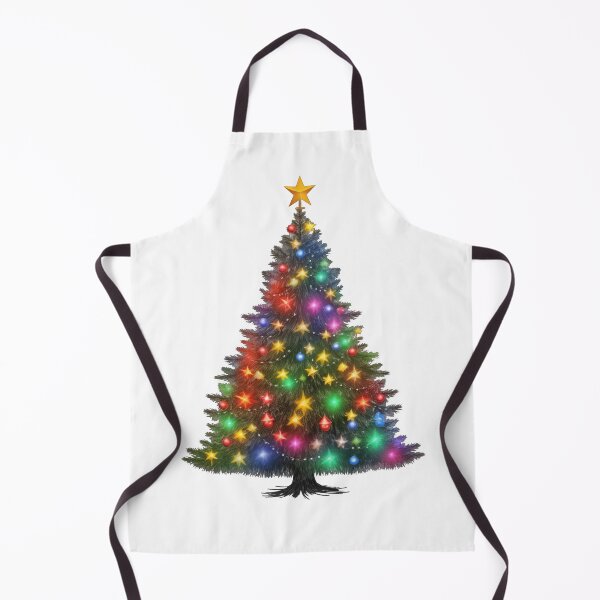 Item preview, Brightly Lit Traditional Christmas Tree designed and sold by stainedglass101.
