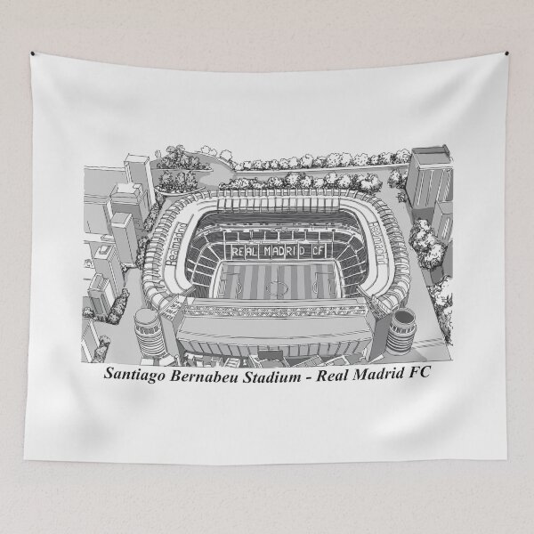 Item preview, Drawing/Sketching Santiago Bernabeu Stadium home of Real Madrid FC designed and sold by GaalArt.