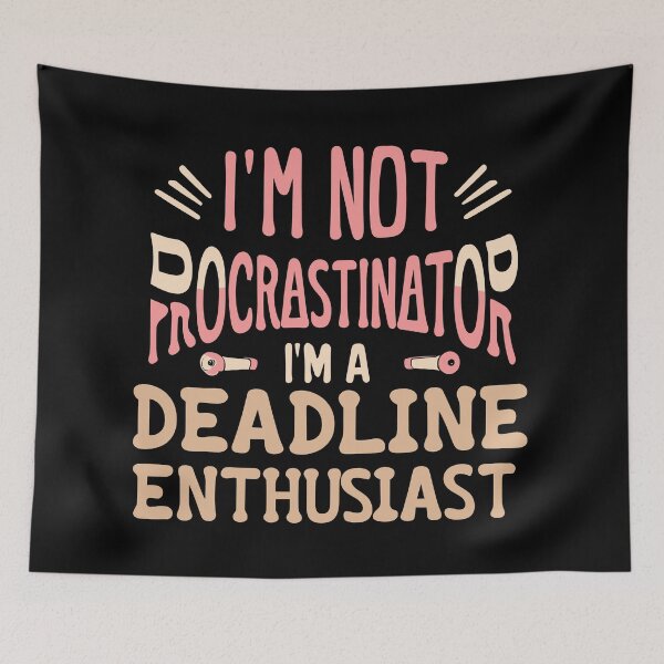 Item preview, Not Procrastinator designed and sold by Kombinerki.