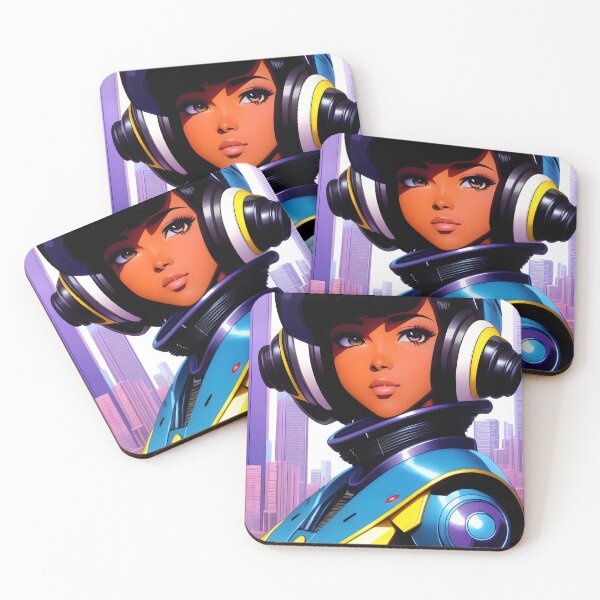 Item preview, Caress of the Steel | Black Anime Girl designed and sold by blackanimemecca.