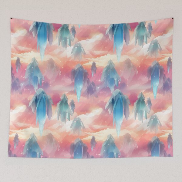 Item preview, Dreamy Crystal Clouds Pattern designed and sold by NikkofTime.