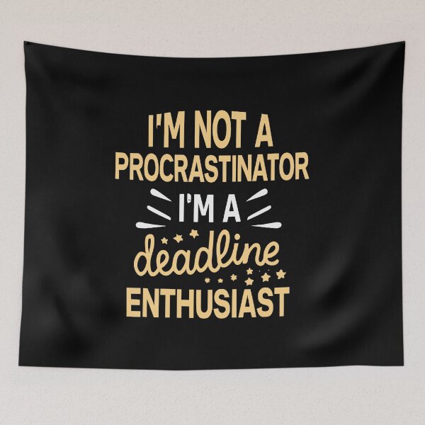 Item preview, Not Procrastinator designed and sold by Kombinerki.