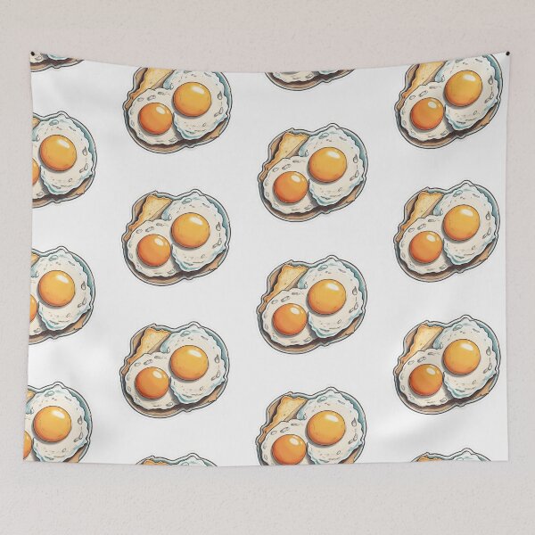 Item preview, cute fried egg designed and sold by LaongfongDesign.