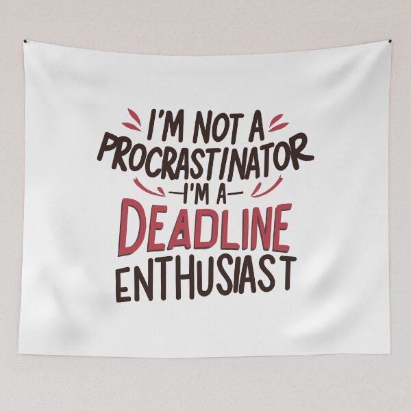 Item preview, Not Procrastinator designed and sold by Kombinerki.