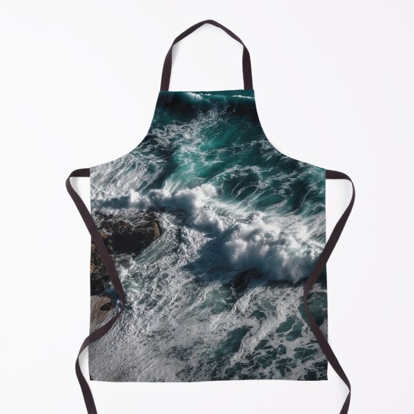 Item preview, Rough sea waves white and rocks designed and sold by AndrewWorld.