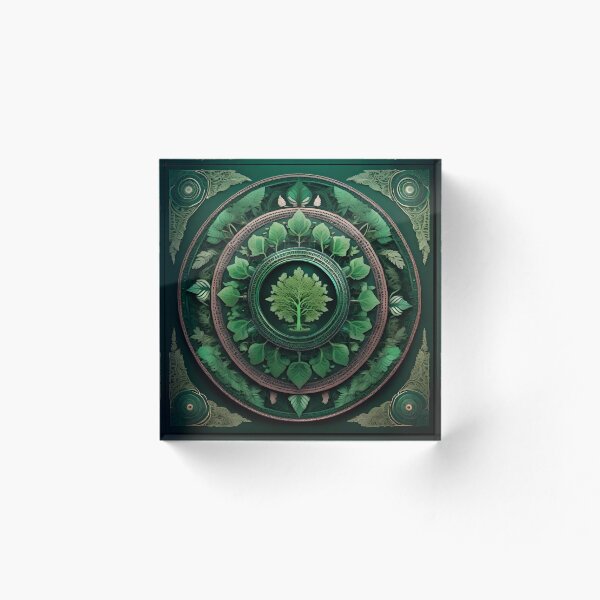 Item preview, Mystical Forest Mandala designed and sold by SpiritualManda.