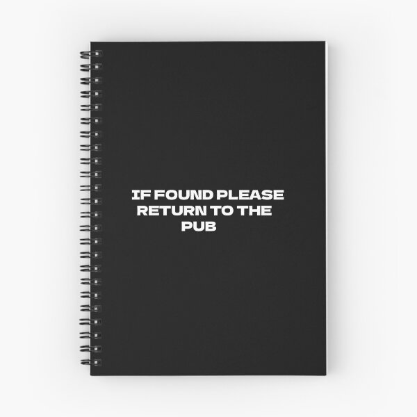 Item preview,  if found please return to pub  designed and sold by MonoMerch26.