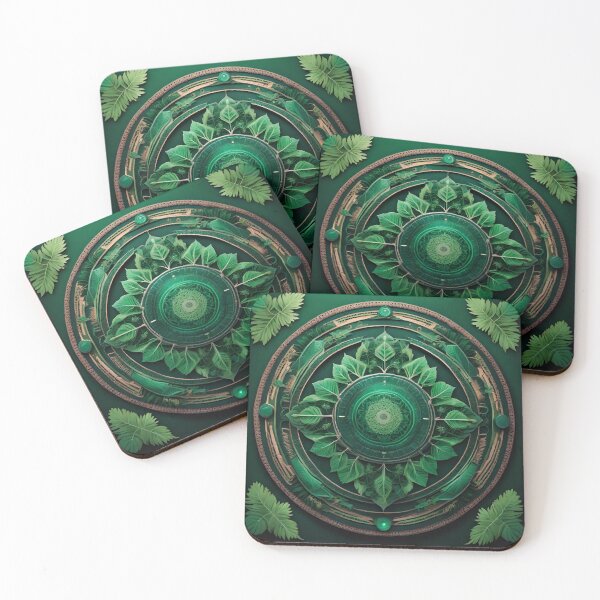 Item preview, Enchanted Forest Mandala Art designed and sold by SpiritualManda.