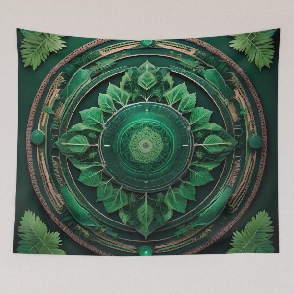 Item preview, Enchanted Forest Mandala Art designed and sold by SpiritualManda.