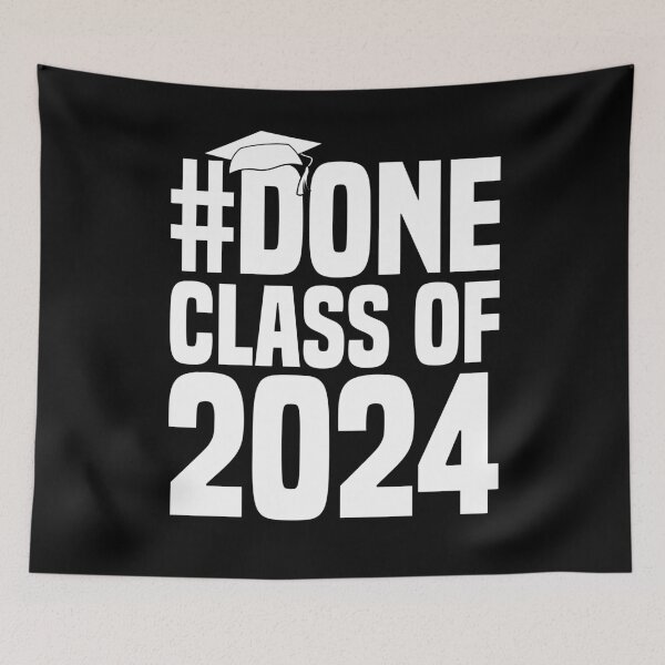 Item preview, #DONE Class of 2024 Graduation for Her Him Grad Seniors designed and sold by AdelDa19.