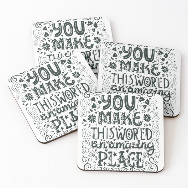 Item preview, You Make This World an Amazing Place T-Shirt / Poster / Hoodie / Phone Case / Sticker / Cup / Pillow / Bag / Clock / Magnet / Blanket / Puzzle designed and sold by coolzade.