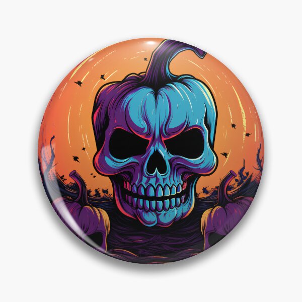 Item preview, pumkin skull designed and sold by kuzzaco.
