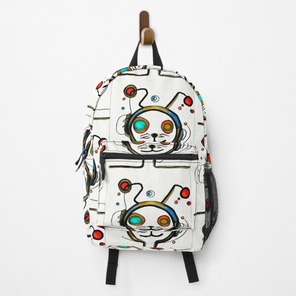 Item preview, cat wearing earphones designed and sold by growing-mom.