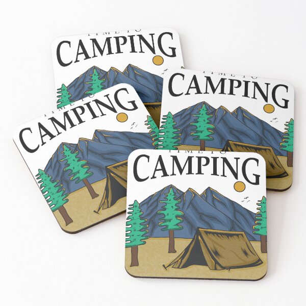 Item preview, TIME TO CAMPING designed and sold by misbahsiro.