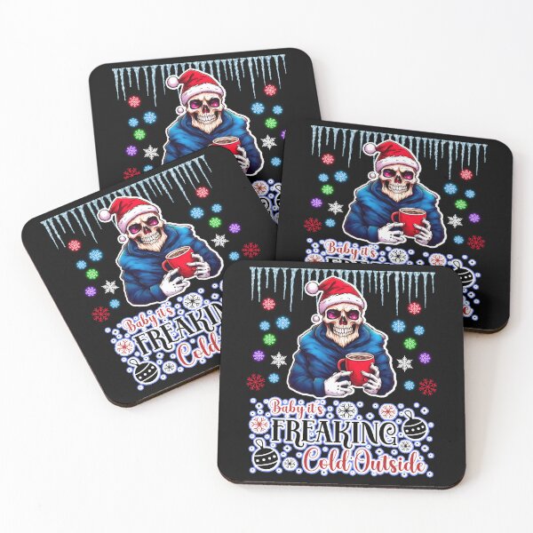 Item preview, Baby Its Cold Outside Skeleton   designed and sold by WoodburyLake.