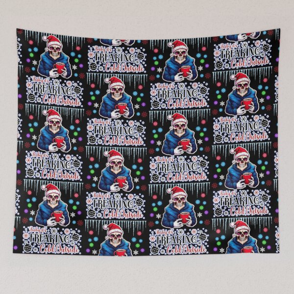 Item preview, Baby Its Cold Outside Skeleton   designed and sold by WoodburyLake.
