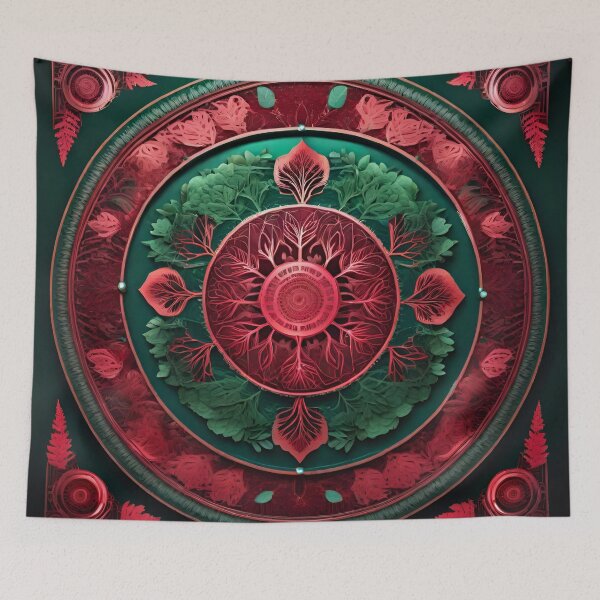 Item preview, Mystical Forest Mandala Art designed and sold by SpiritualManda.