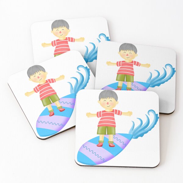 Item preview, Surfboard little boy  designed and sold by Onanong2531.