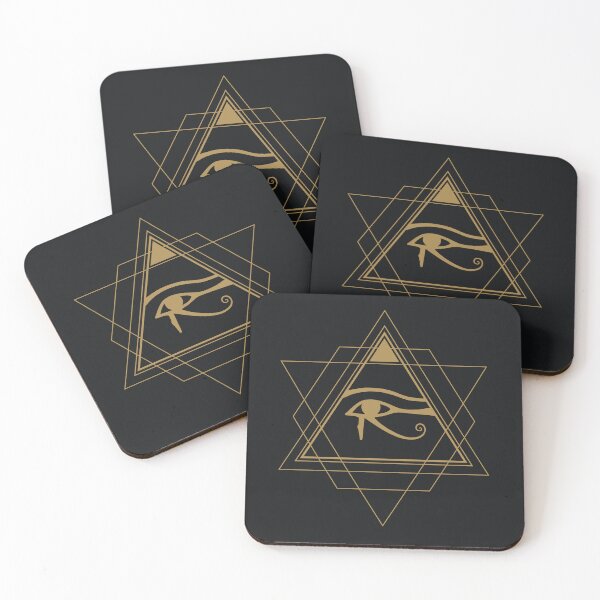 Item preview, Eye of Horus Egyptian Symbol with a Geometric Design designed and sold by Foxalla.
