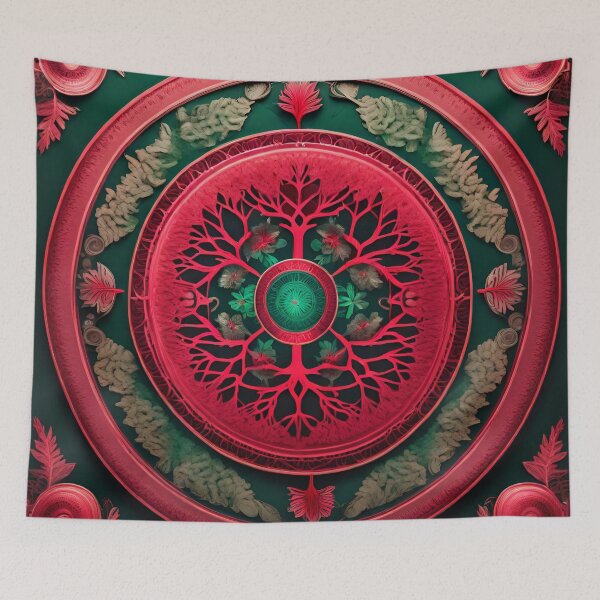 Item preview, Enchanting Forest Mandala Art designed and sold by SpiritualManda.