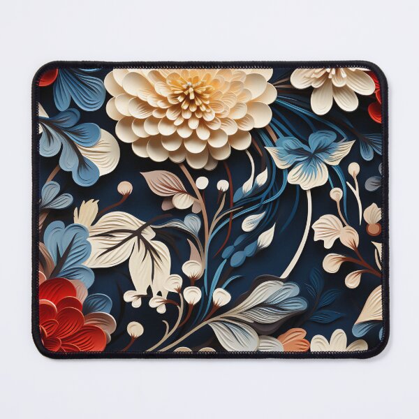 Item preview, Colorful Folk Art of Floral Blooms - Hand-Painted Botanical Design for Home Decor designed and sold by wannapong.