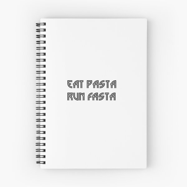 Item preview, eat pasta run faster designed and sold by MonoMerch26.