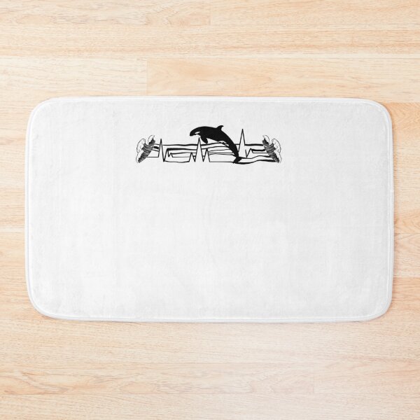 Item preview, Funny Orca Heartbeat With Waves ideas for gag gifts designed and sold by MrMedy.
