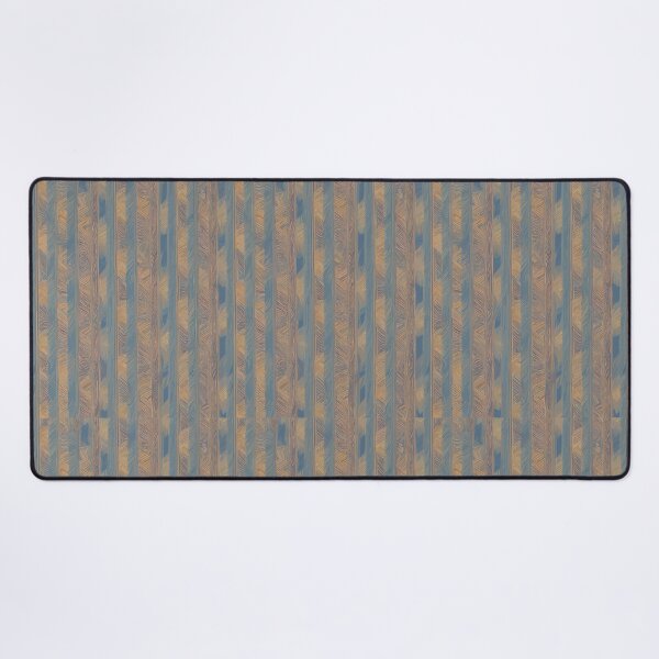 Item preview, a wood floor with a blue and yellow stripes pattern designed and sold by Salahuddin190.