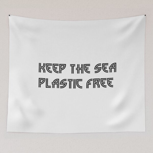 Item preview, keep the sea plastic free designed and sold by sarina G.