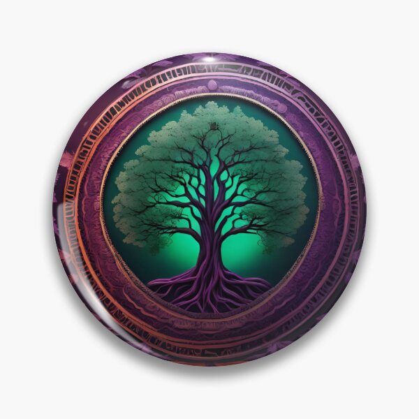 Item preview, Mystical Purple Tree Mandala Art designed and sold by SpiritualManda.