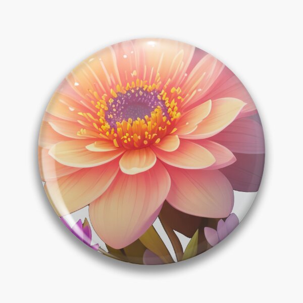 Item preview, Cinematic Fantasy Flower Sticker: 3D Vector Art with Vibrant Detail (73) designed and sold by WASjourney.