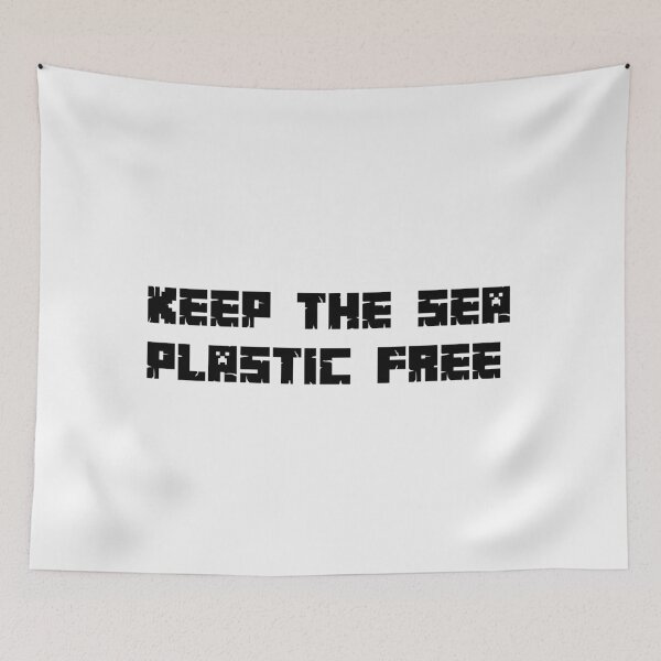 Item preview,  keep the sea plastic free designed and sold by sarina G.