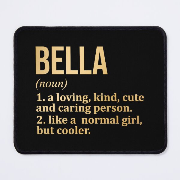 Item preview, Bella Name Definition in Gold designed and sold by XCIV.