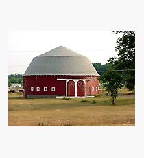 Indiana Round Barn Photographic Print