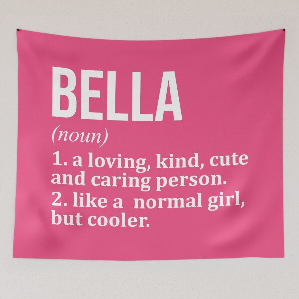 Item preview, Bella Name Definition for Women designed and sold by XCIV.