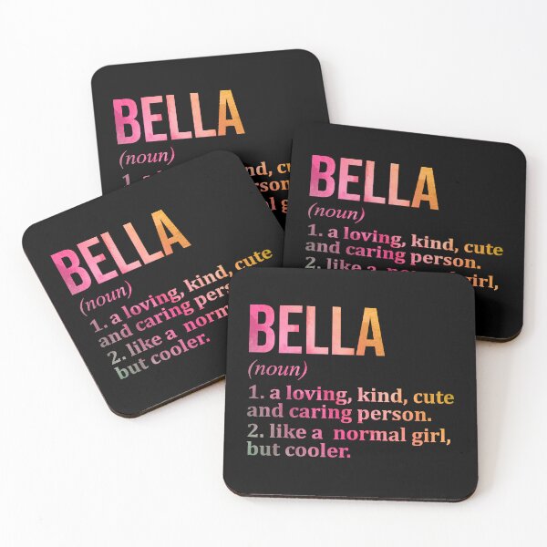 Item preview, Bella Name Definition in Watercolor designed and sold by XCIV.