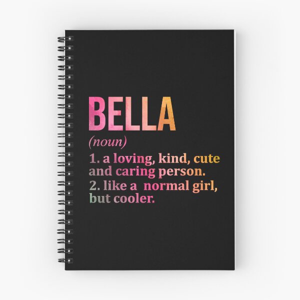 Item preview, Bella Name Definition in Watercolor designed and sold by XCIV.