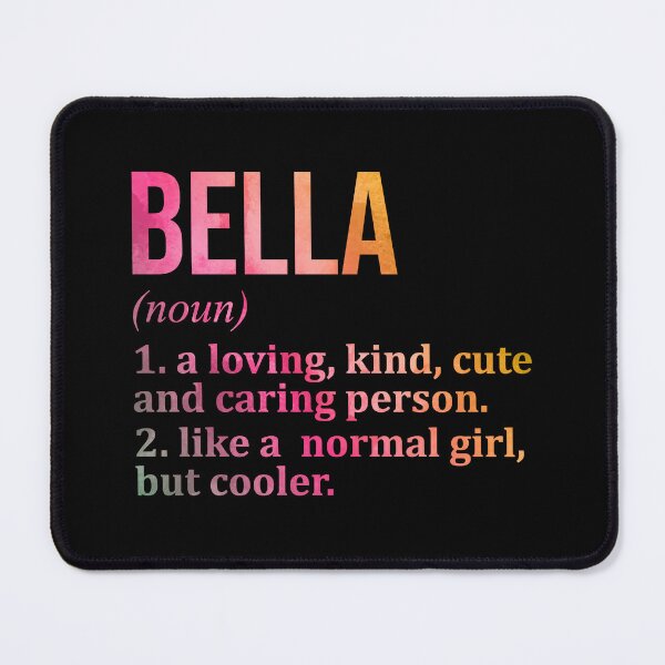 Item preview, Bella Name Definition in Watercolor designed and sold by XCIV.