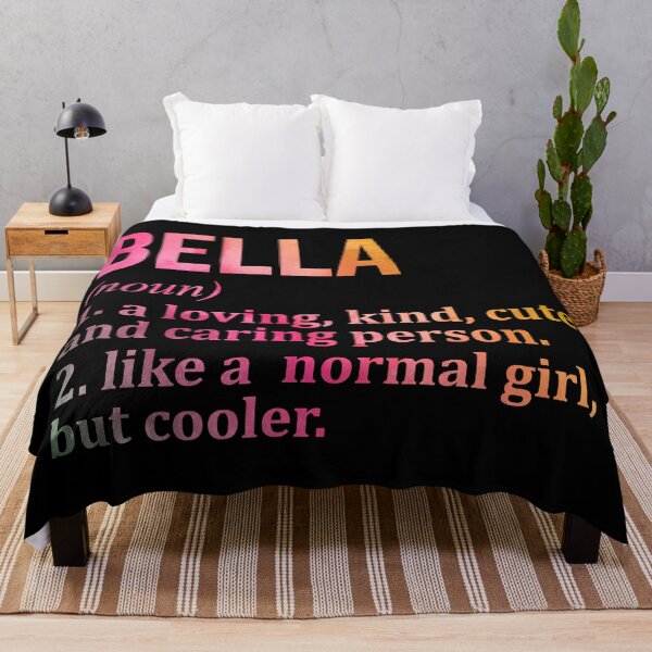 Item preview, Bella Name Definition in Watercolor designed and sold by XCIV.