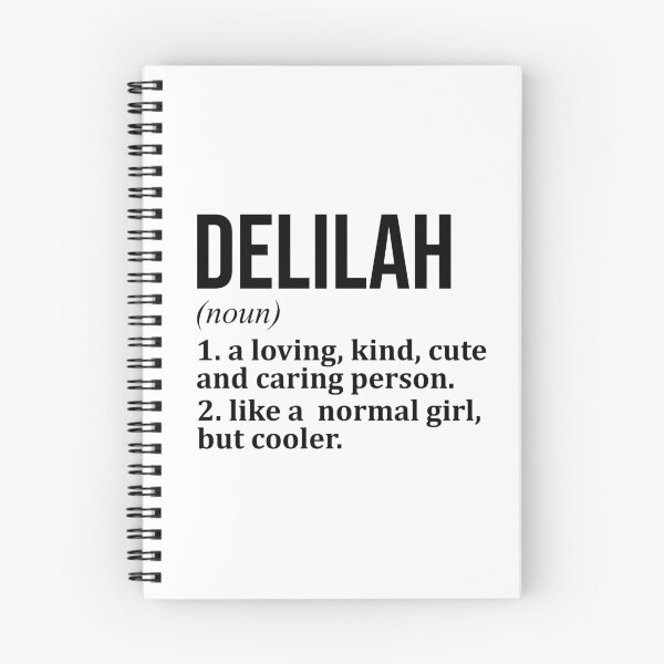 Item preview, Delilah Name Definition designed and sold by XCIV.