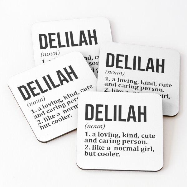 Item preview, Delilah Name Definition designed and sold by XCIV.