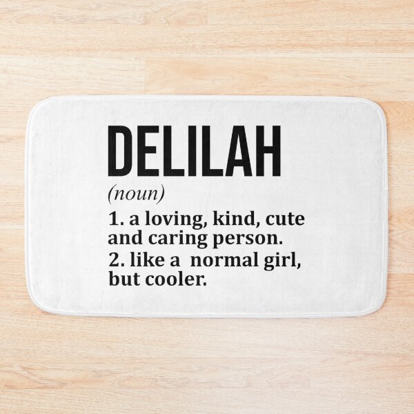 Item preview, Delilah Name Definition designed and sold by XCIV.