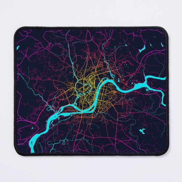 Item preview, Pyongyang City Map of North Korea - Neon designed and sold by deMAP.