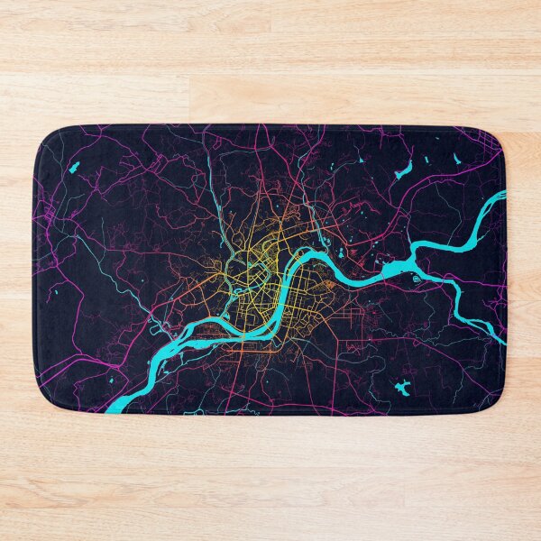 Item preview, Pyongyang City Map of North Korea - Neon designed and sold by deMAP.